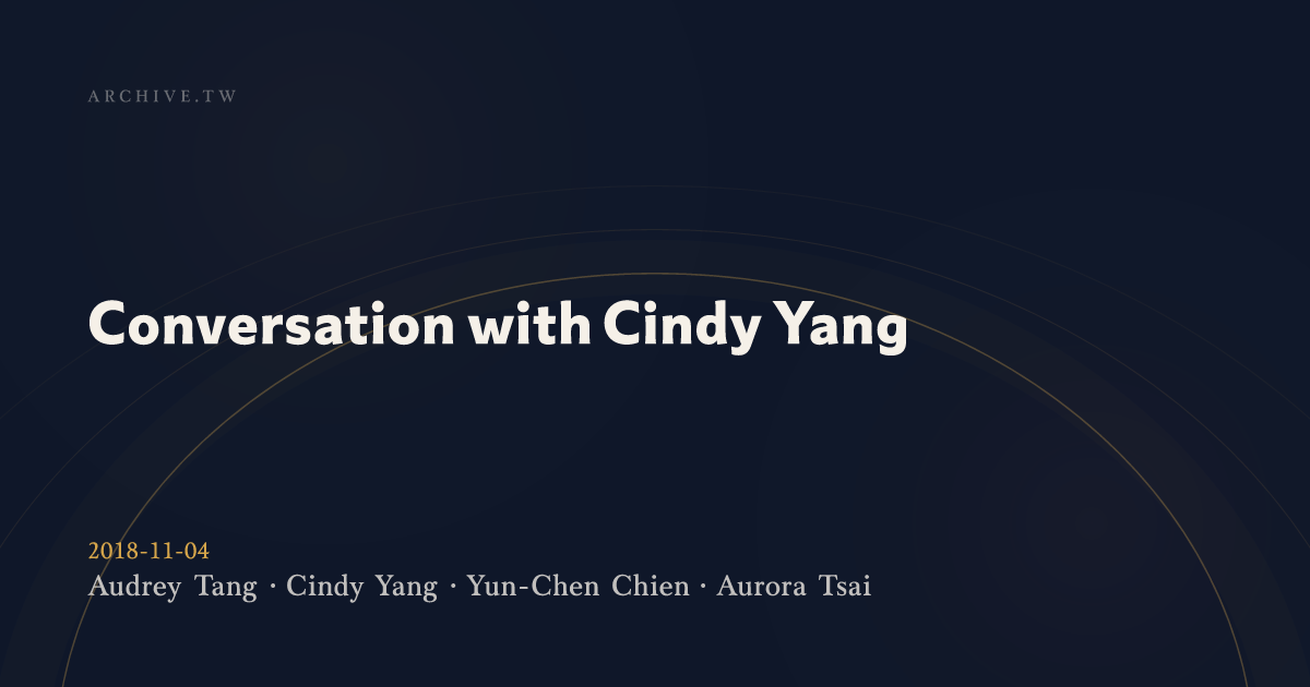 View Section: 2018-11-04 Conversation with Cindy Yang :: SayIt